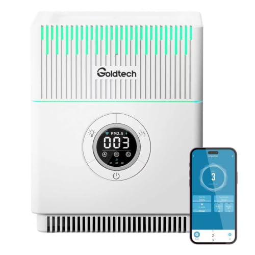 Goldtech Air Purifier and Humidifier Combo for Office Bedroom