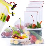 15-Pack Reusable Produce Bags Heavy Duty