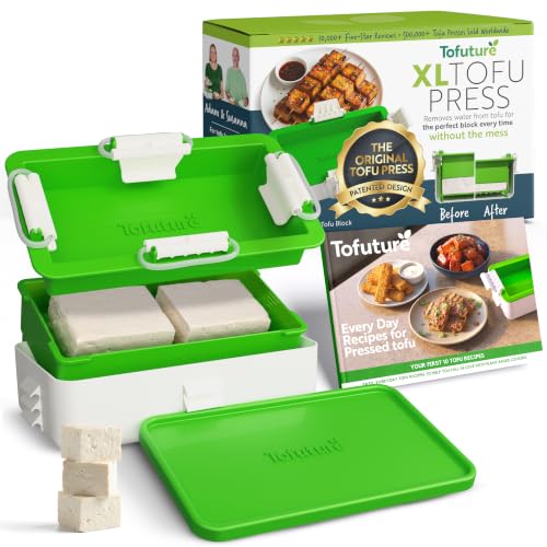 Tofuture Large Tofu Press - The Original and Best Press - Fits Two 8-16 oz