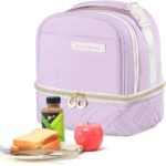 GLORIEROO Lunch Box Bag Women Girls - Double Deck