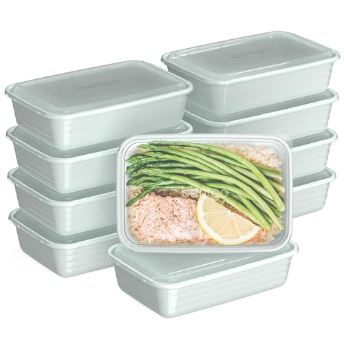 Bentgo Prep Meal Prep Containers with Lids, 20 Piece, PFAS & BPA-Free