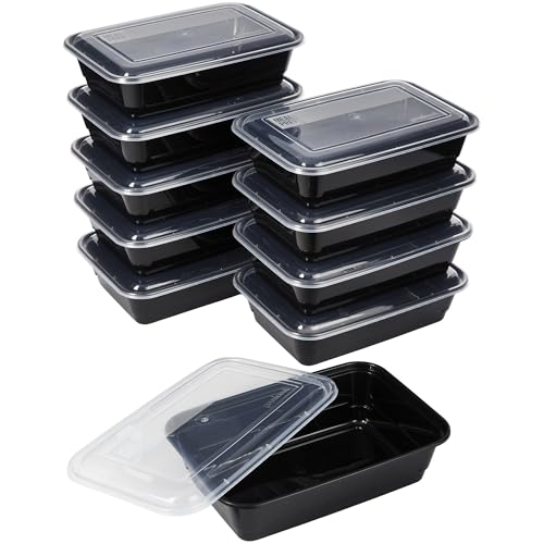GoodCook Meal Prep Containers, Single Compartment 10-Pack