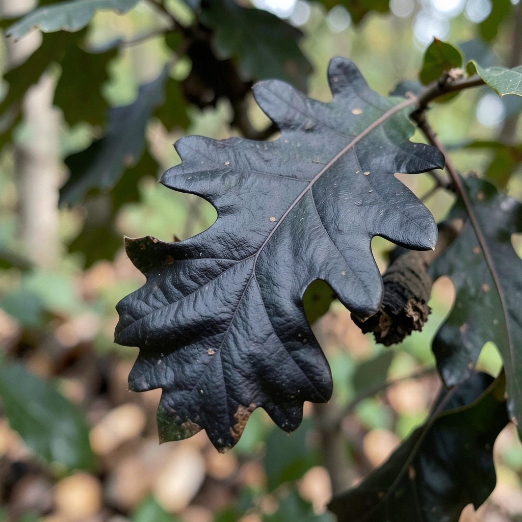 black oak leaf