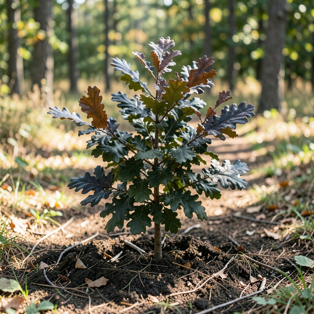 black oak planting
