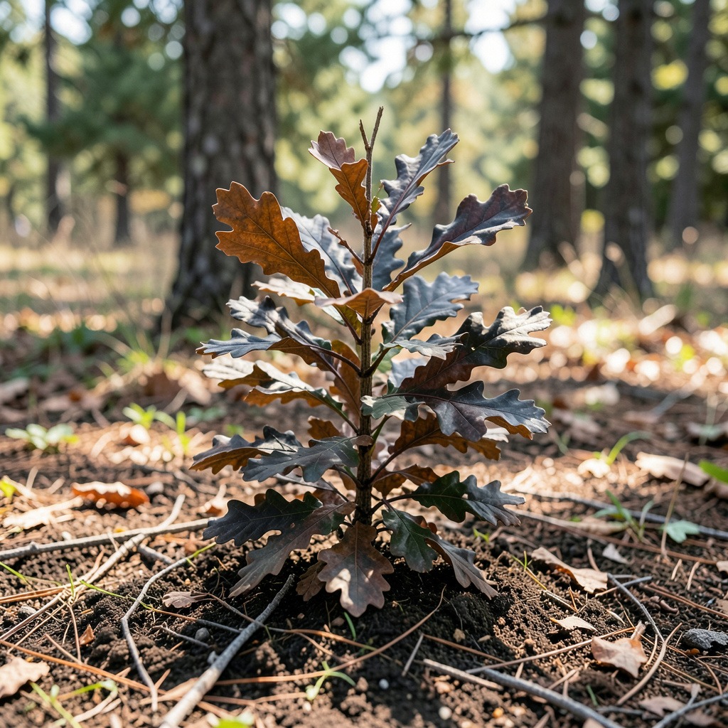 black oak planting