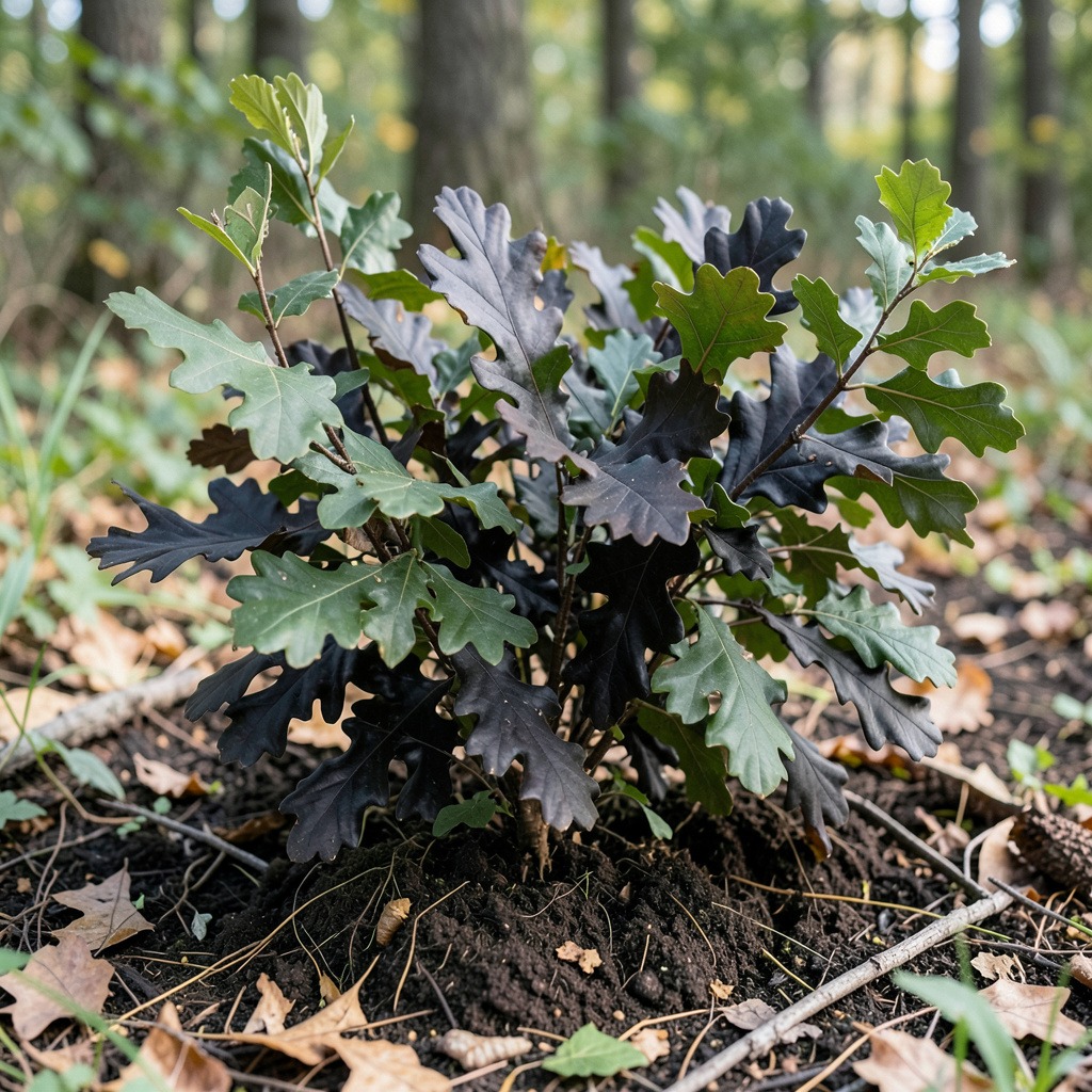 black oak planting
