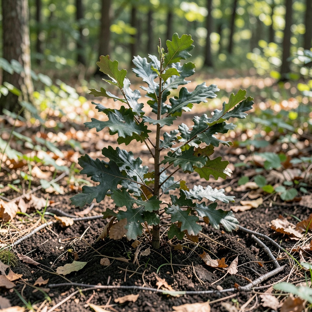 black oak planting