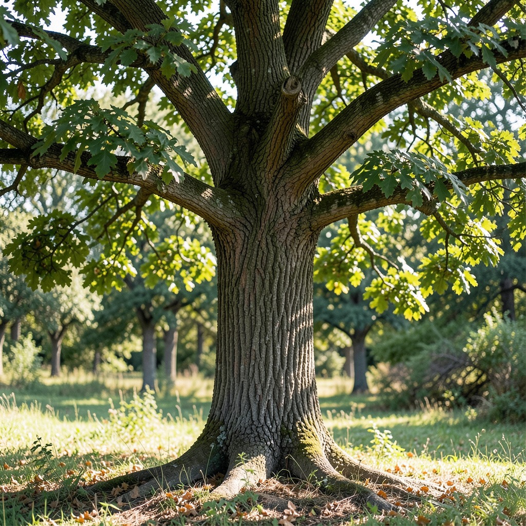 bur oak size