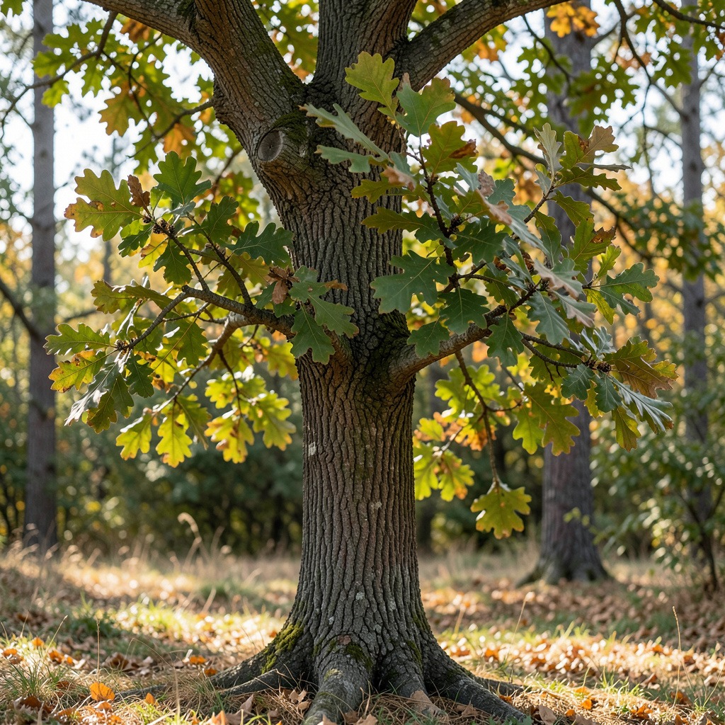bur oak size
