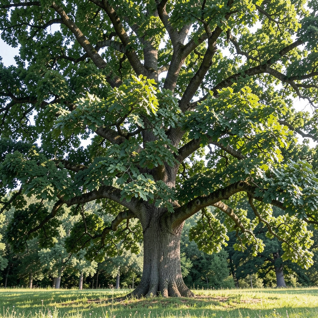 bur oak tree