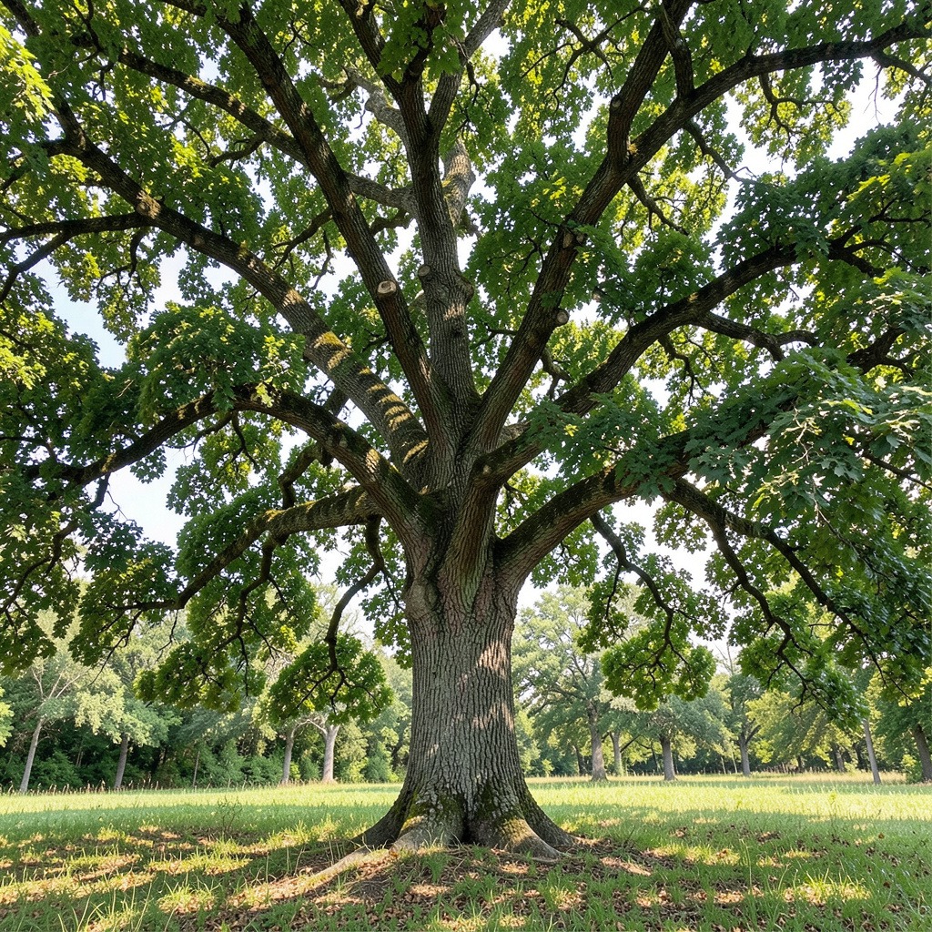 bur oak tree