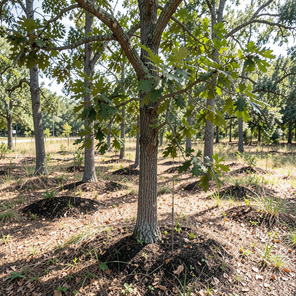 live oak planting