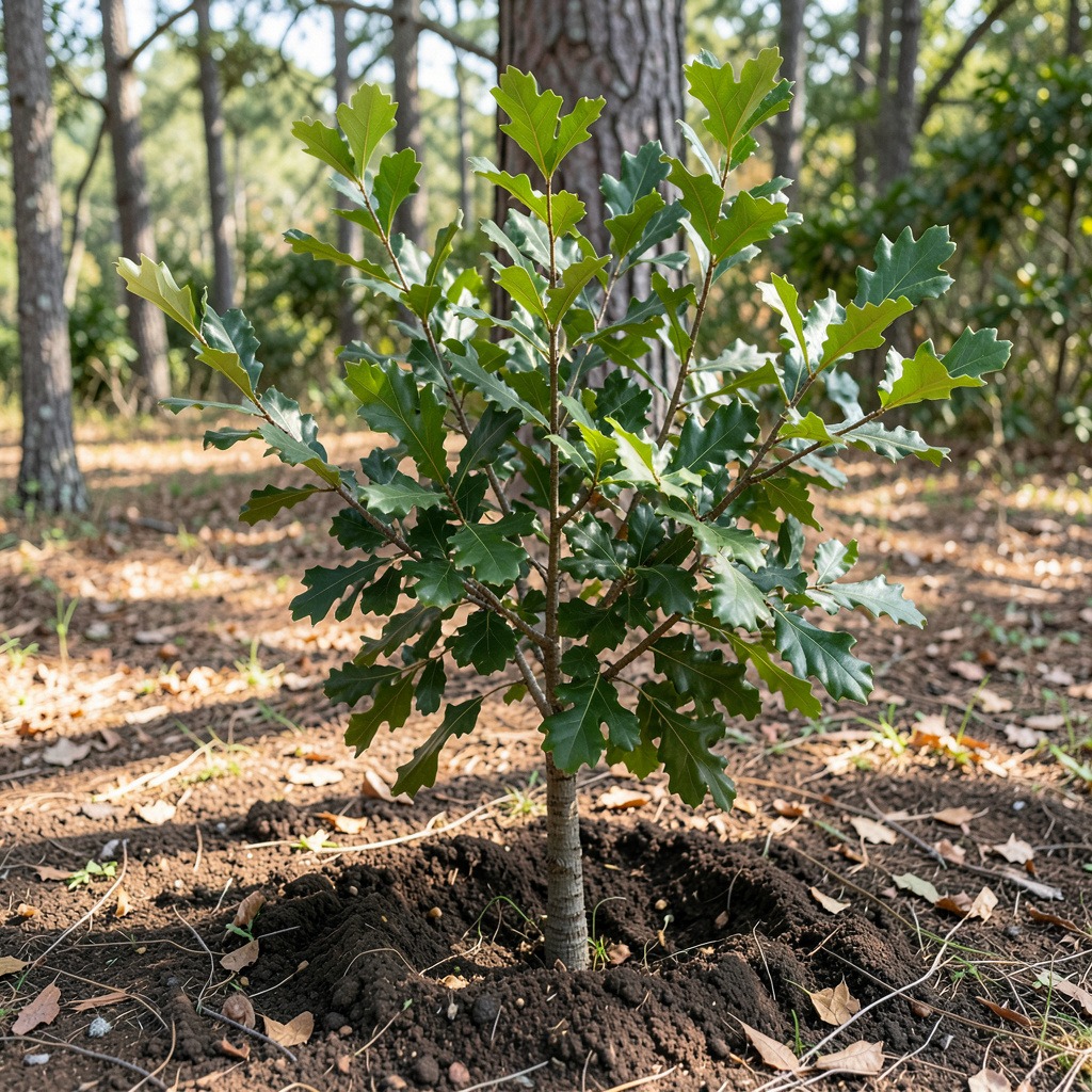 live oak planting