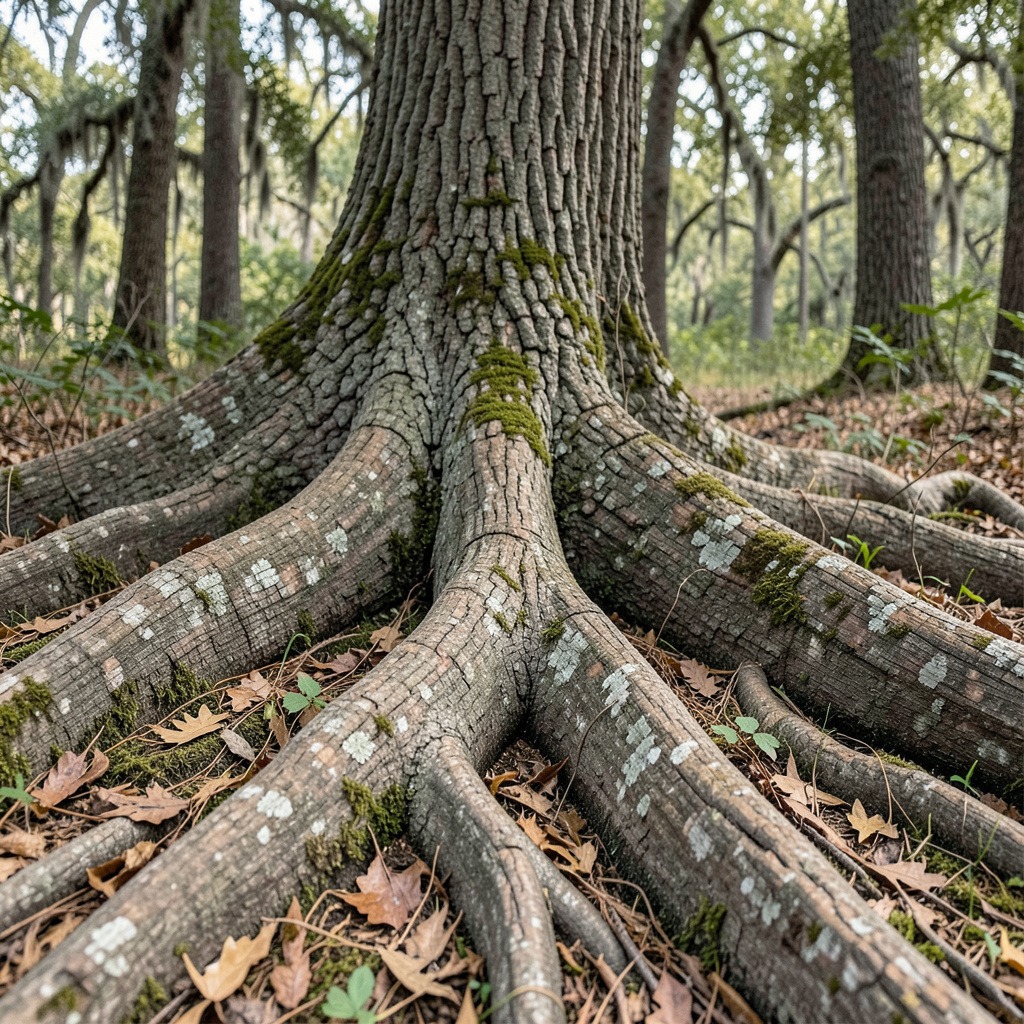 live oak roots