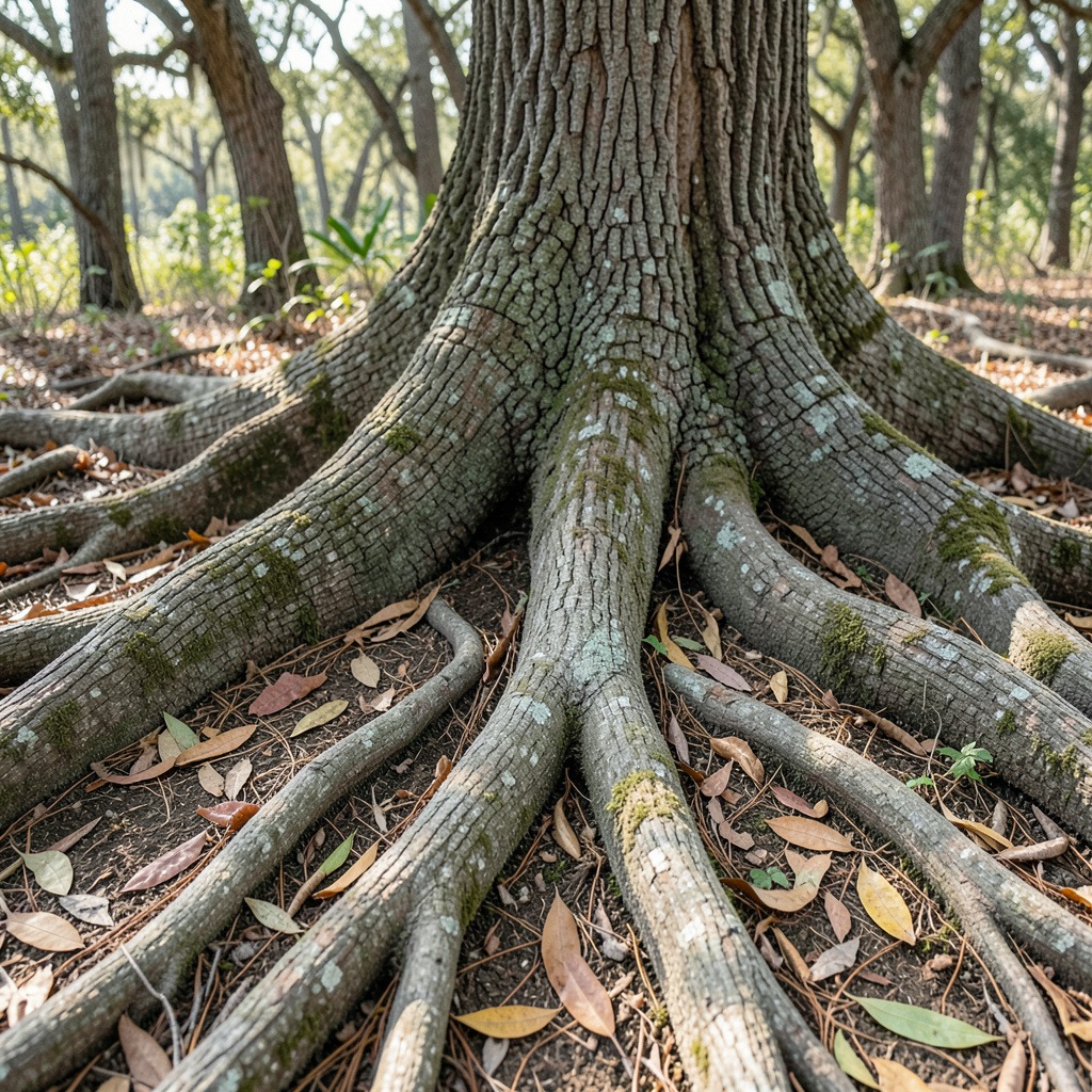 live oak roots