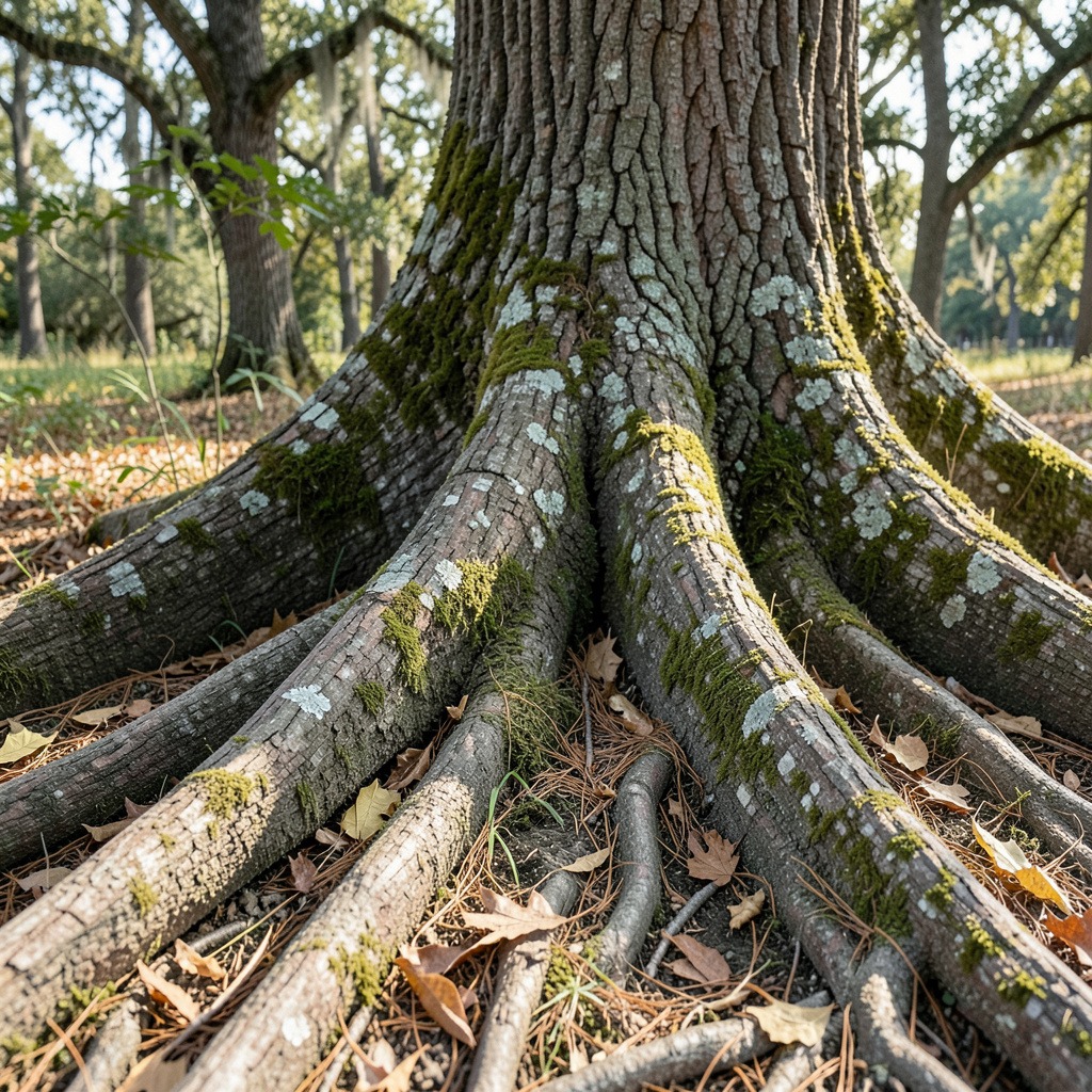 live oak roots