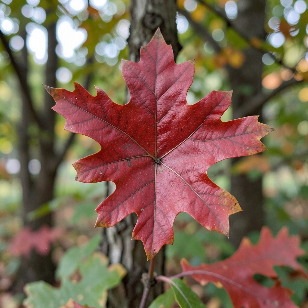 northern red oak leaf