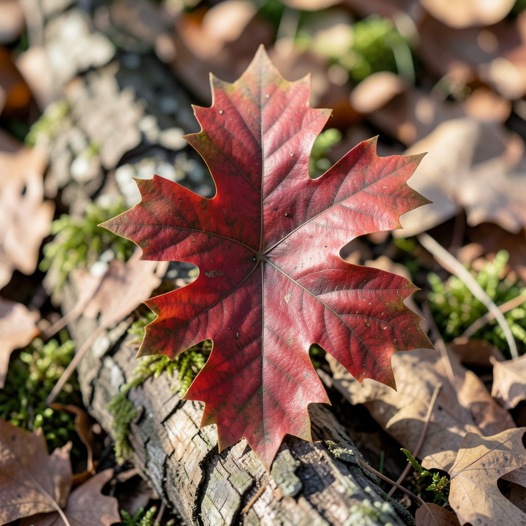 northern red oak leaf