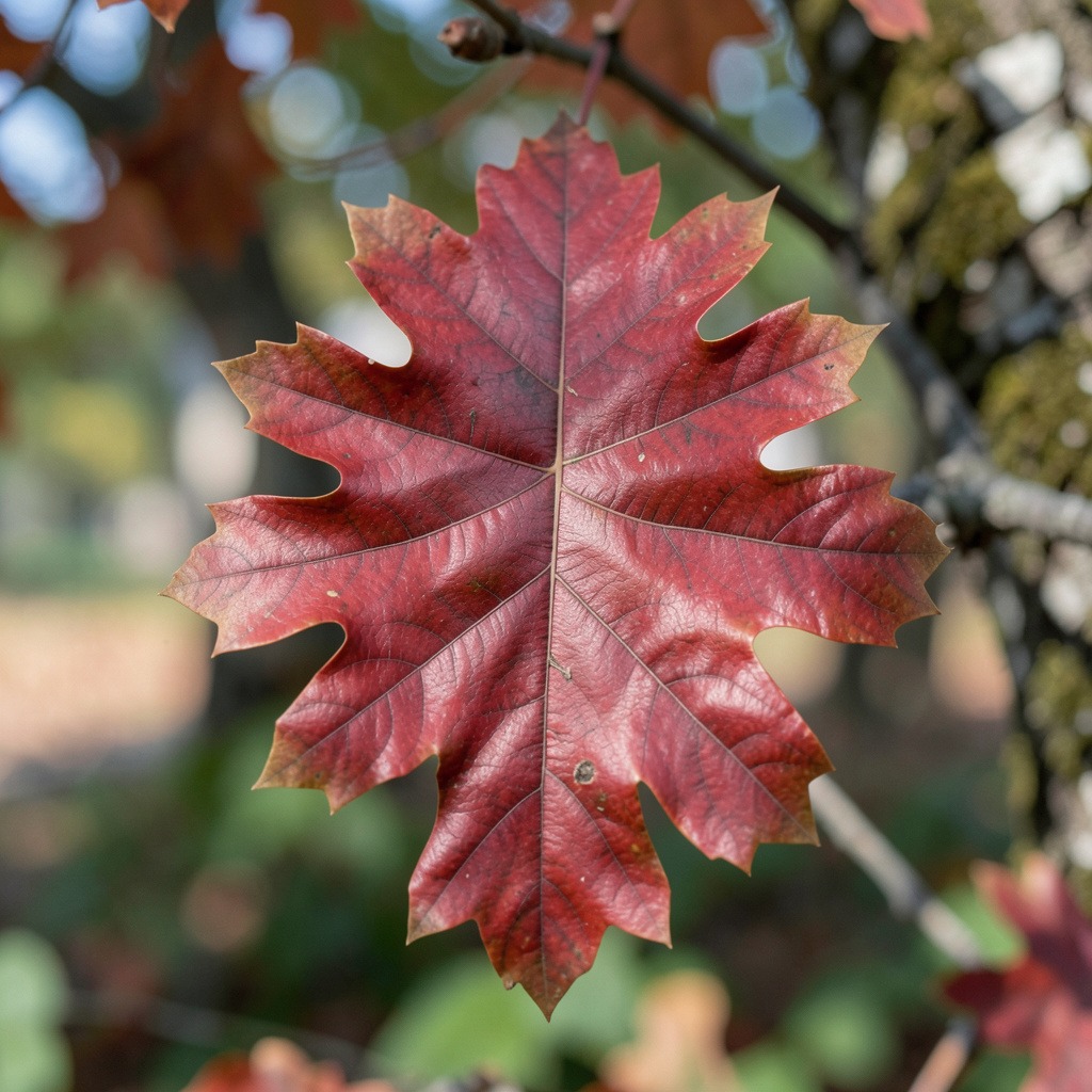 northern red oak leaf
