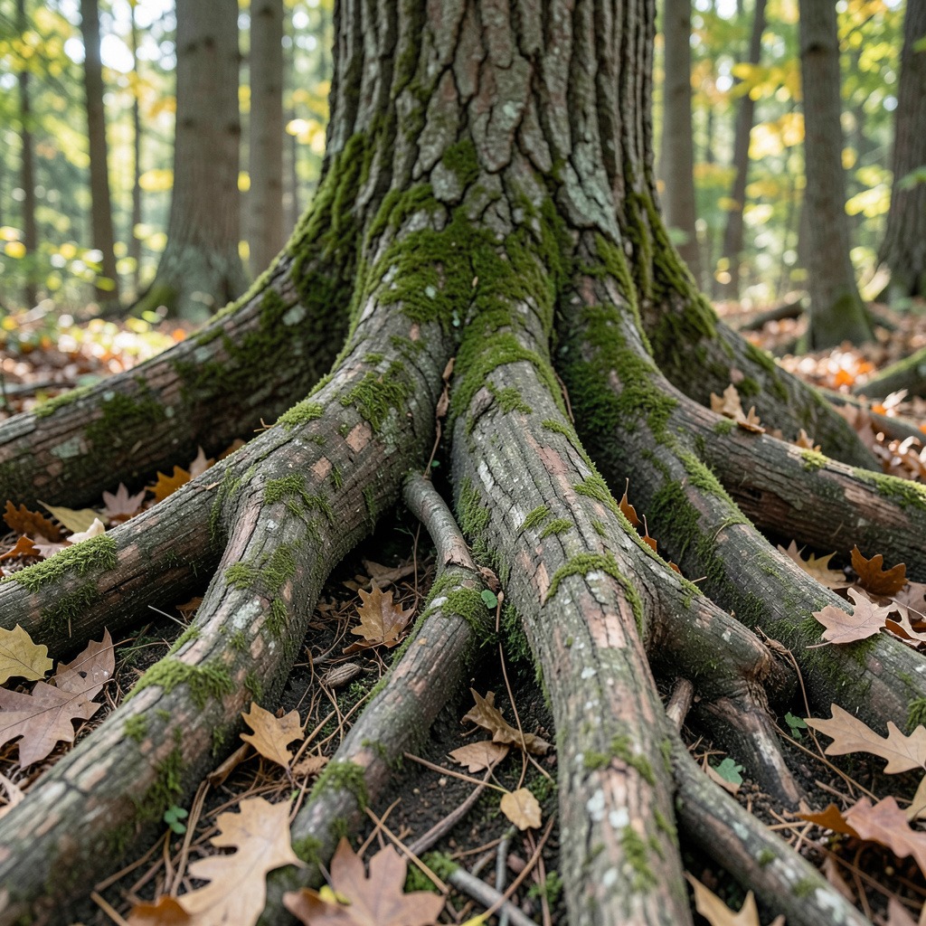 northern red oak roots