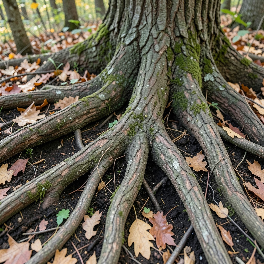 northern red oak roots