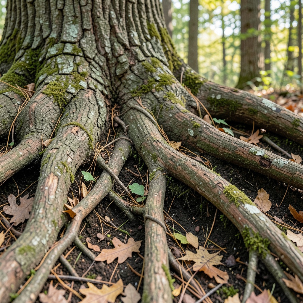 northern red oak roots