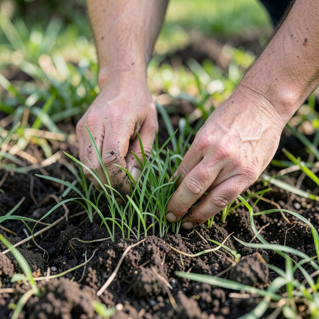 plant grass seed