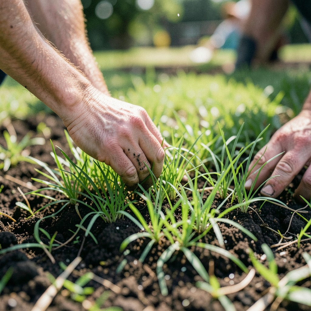 plant grass seed