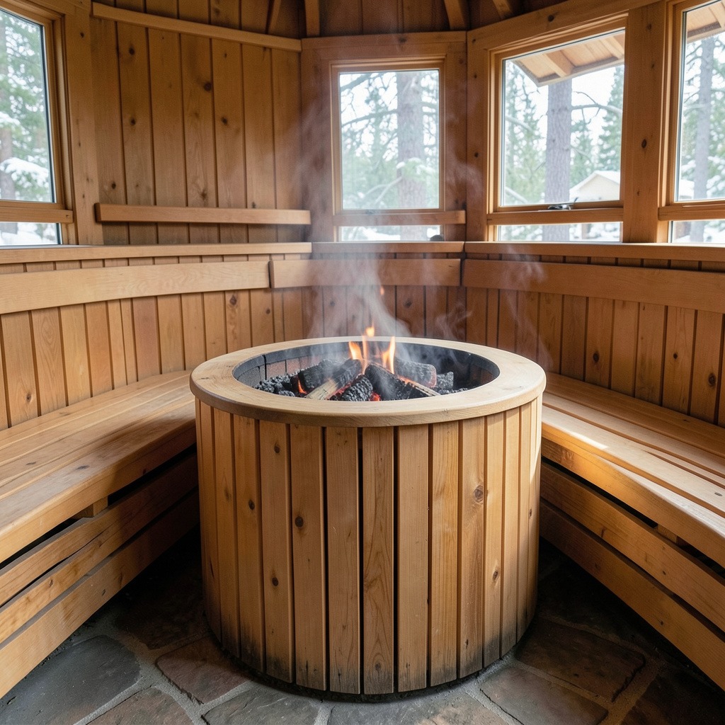 pros and cons of wood burning sauna