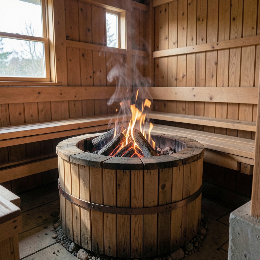 pros and cons of wood burning sauna