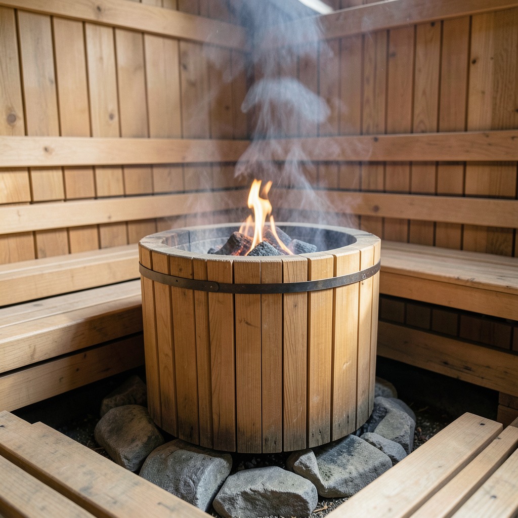 pros and cons of wood burning sauna