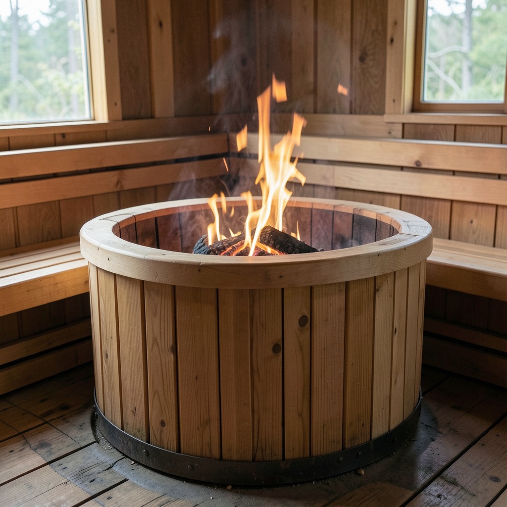 pros and cons of wood burning sauna
