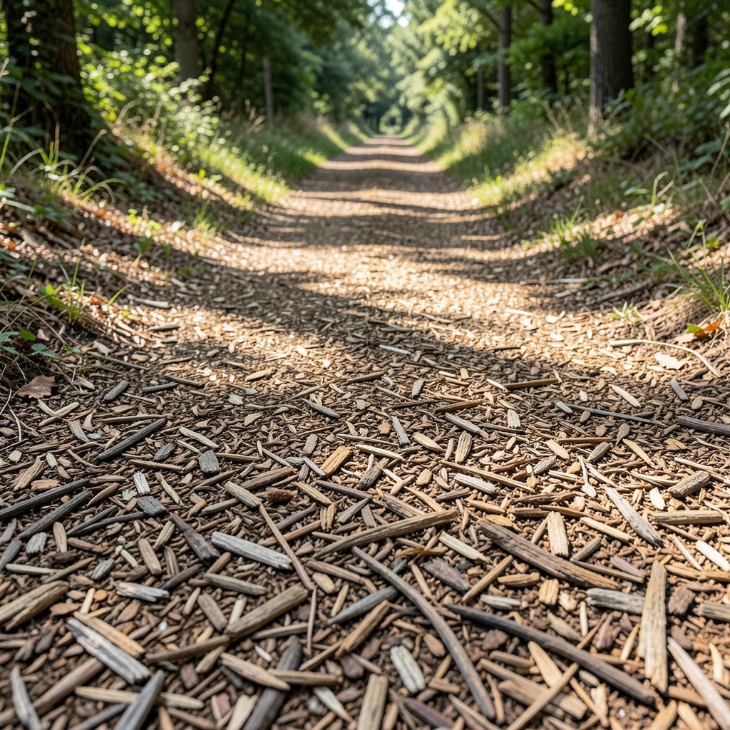 pros and cons of wood chip path