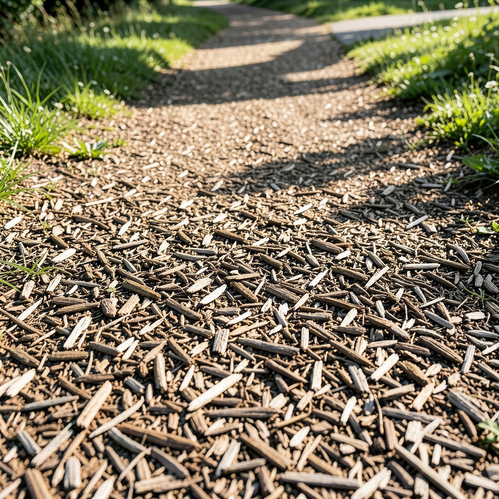 pros and cons of wood chip path