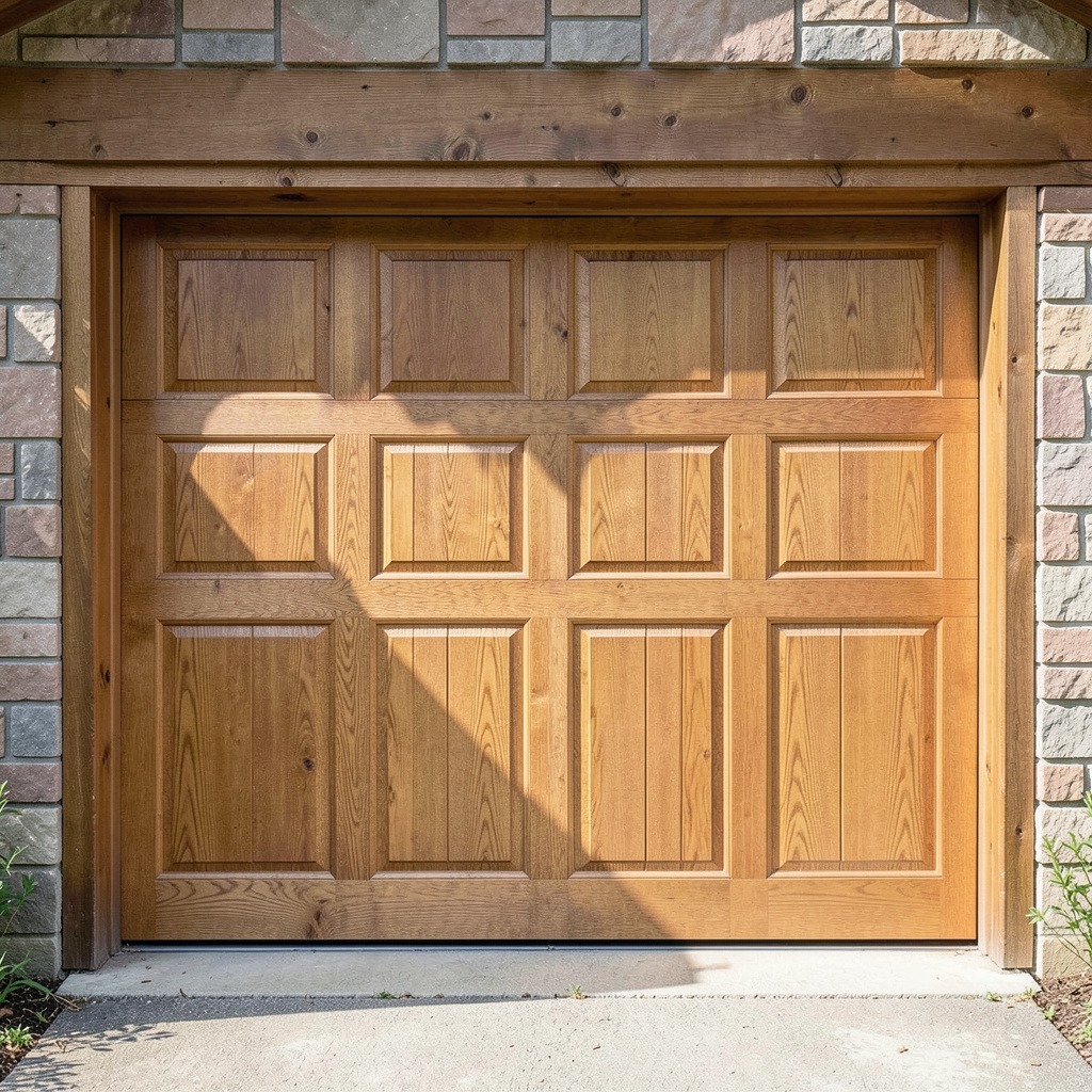 pros and cons of wood garage doors