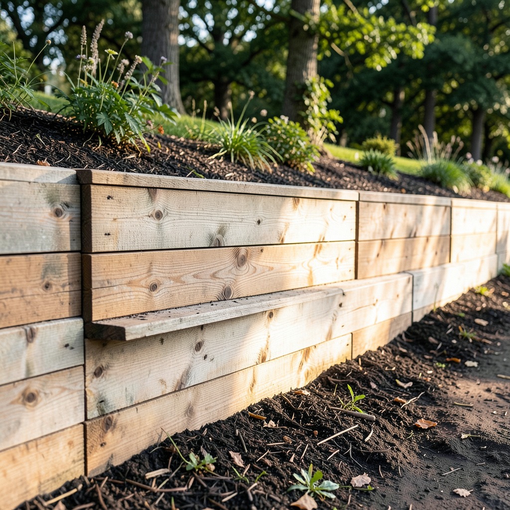 pros and cons of wood retaining wall