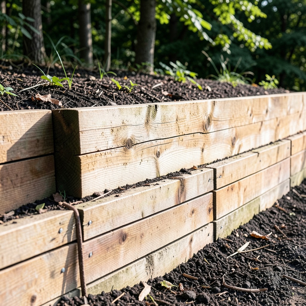 pros and cons of wood retaining wall