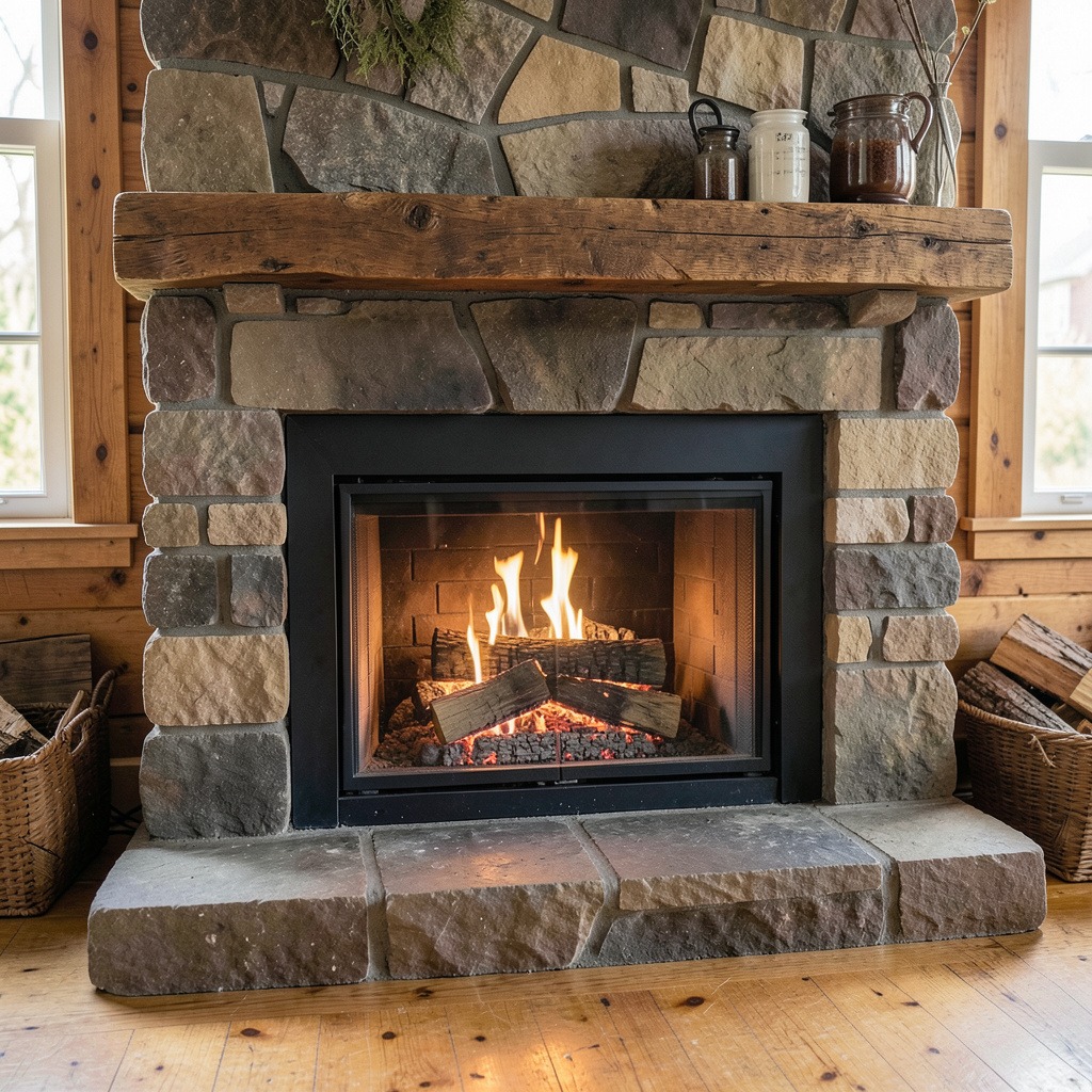 pros and cons wood burning fireplace