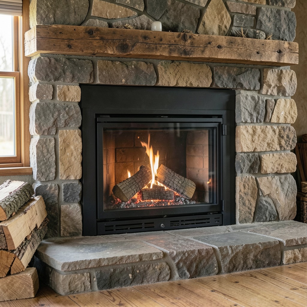 pros and cons wood burning fireplace