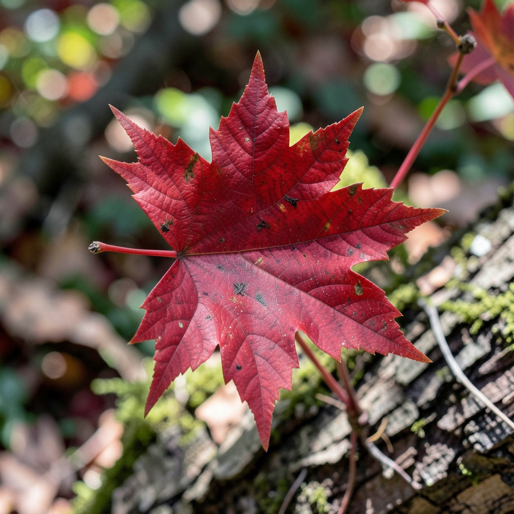 red maple leaf