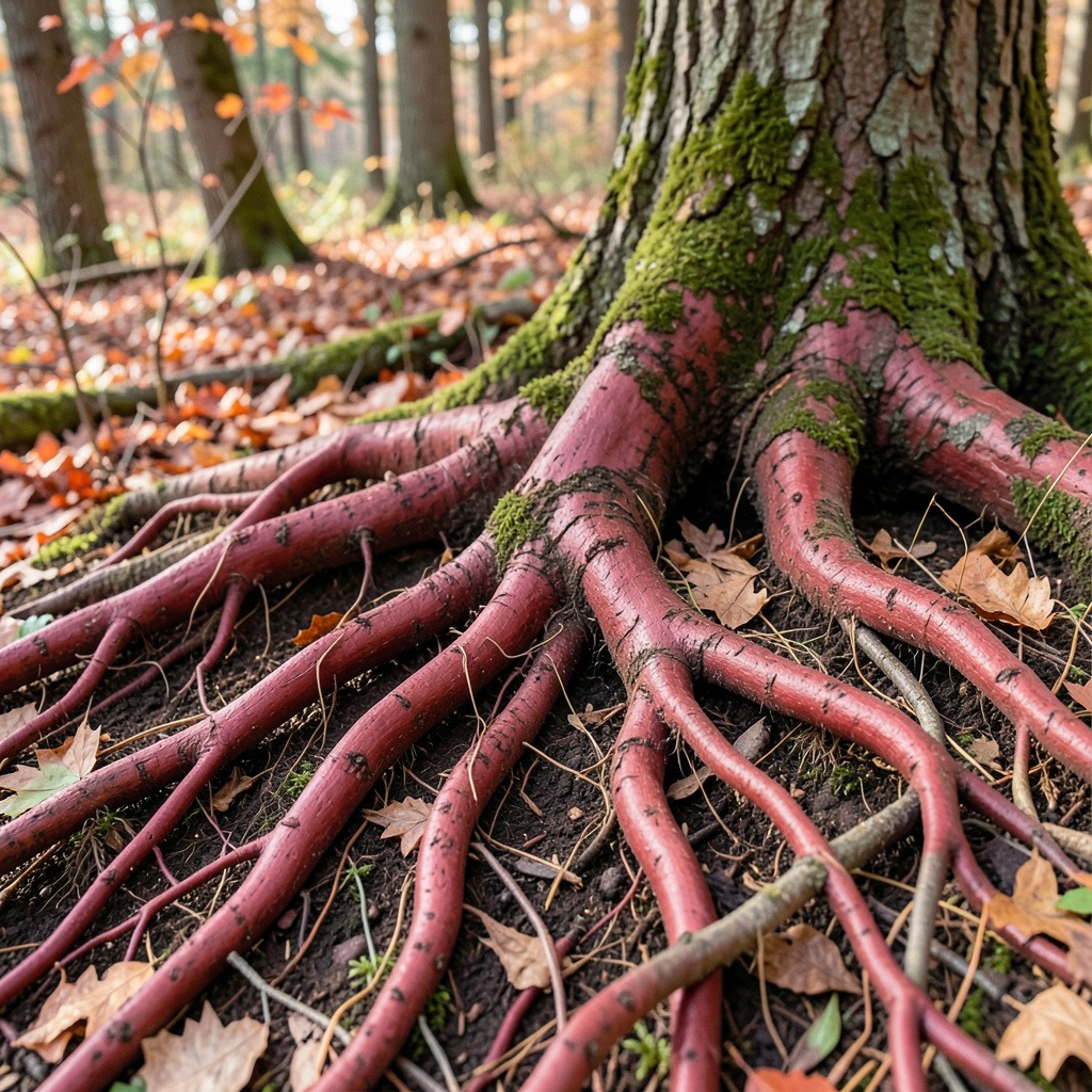red maple roots