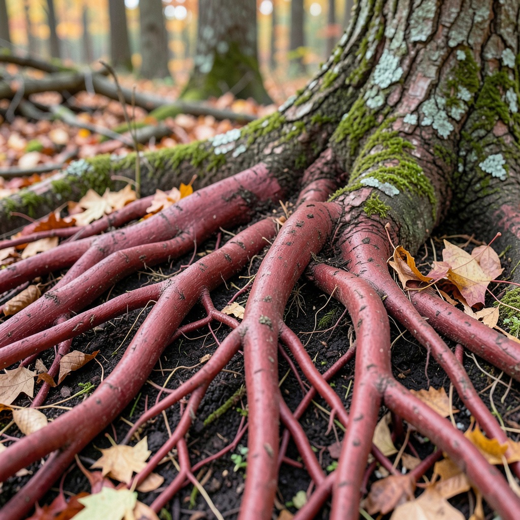 red maple roots
