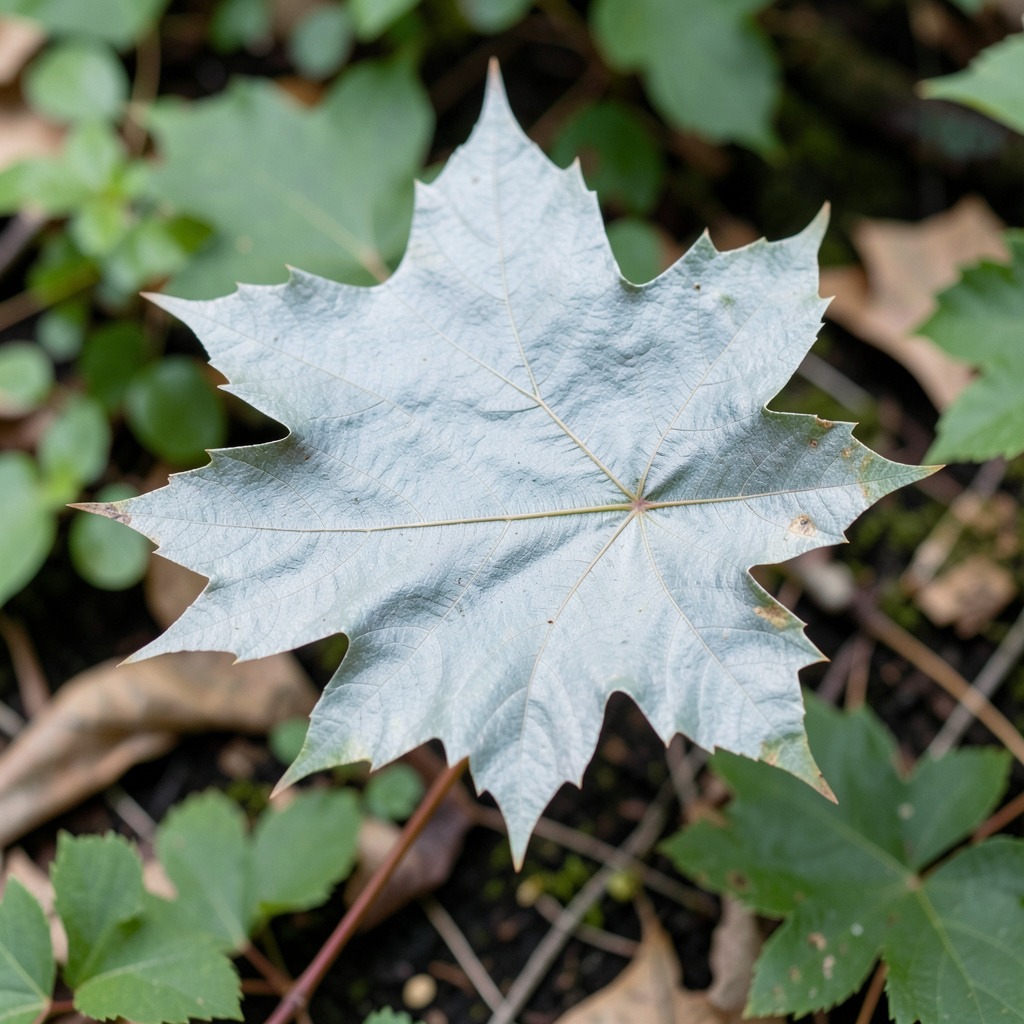 silver maple leaf