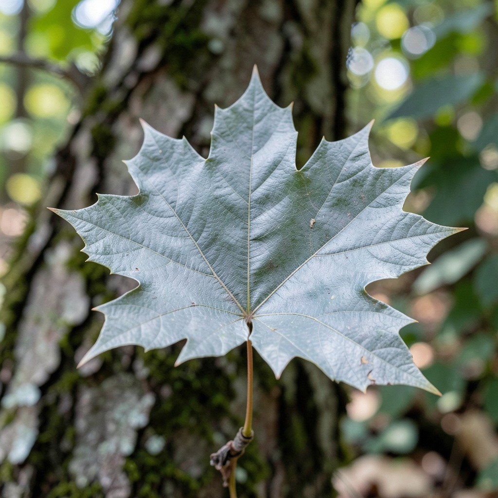 silver maple leaf