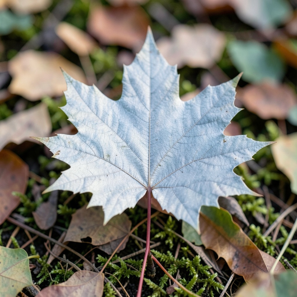 silver maple leaf