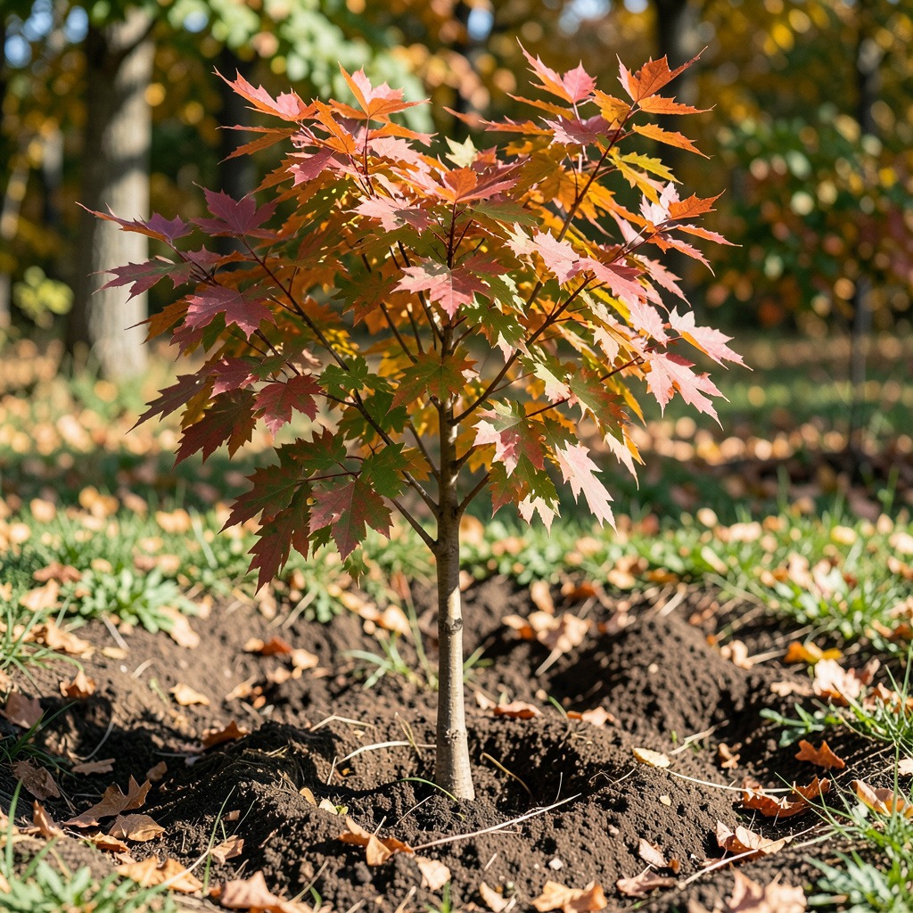 sugar maple planting