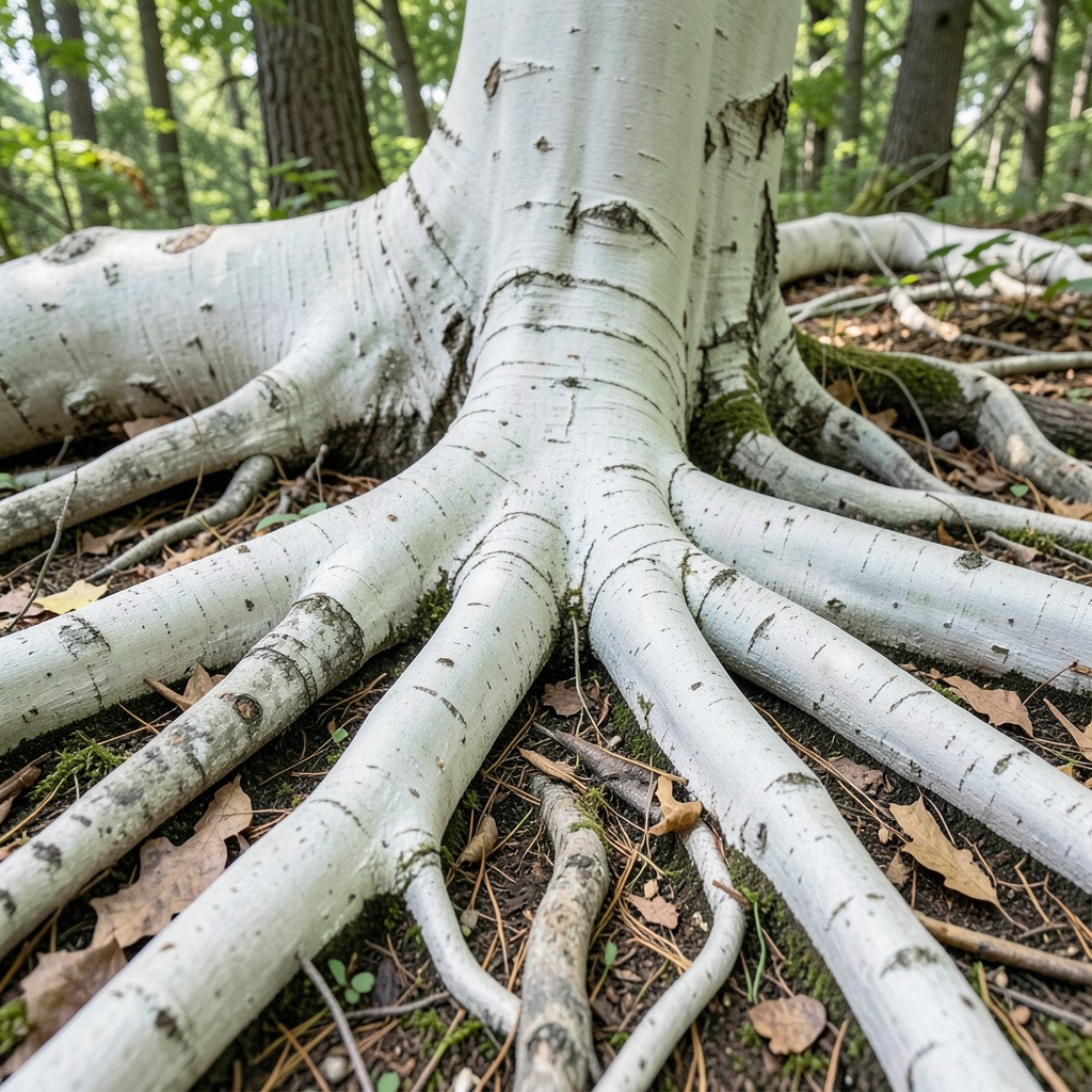 white oak roots