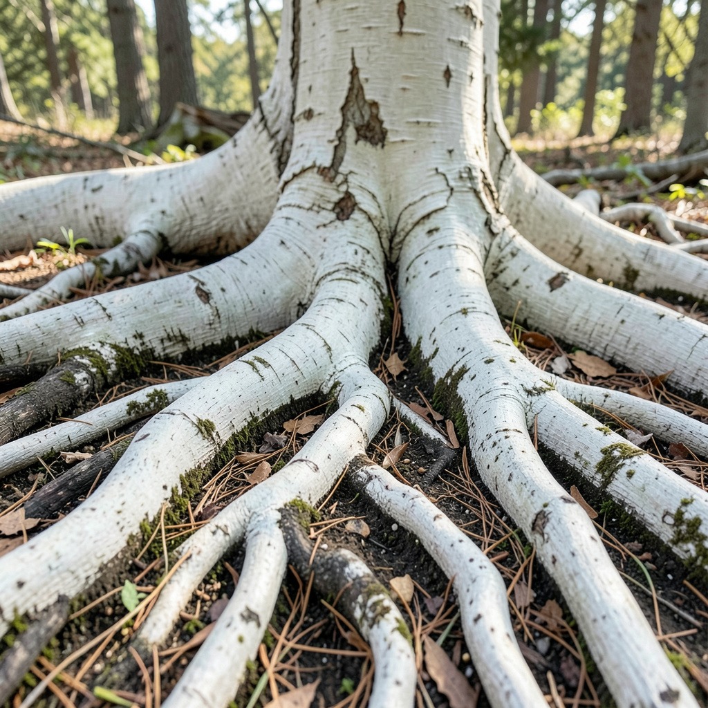 white oak roots