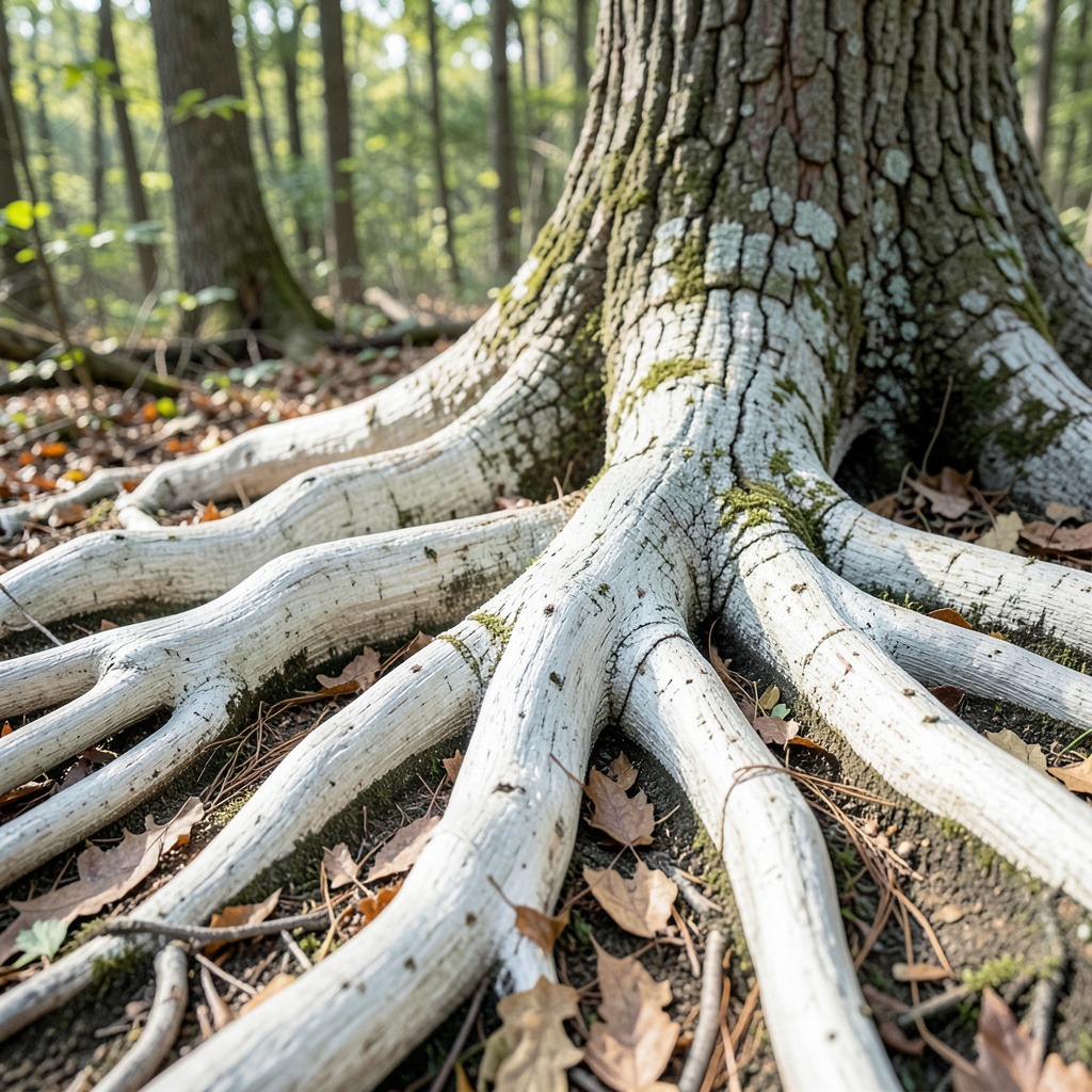 white oak roots