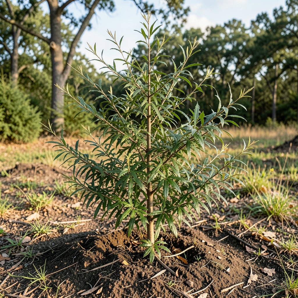 willow oak planting